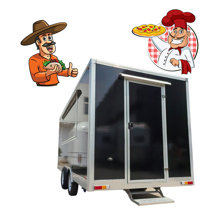 DOT Listed Mobile Fast Food BBQ Roasted Chicken Pasta Truck Snack Food Trailer for Fried Chicken Panama Food