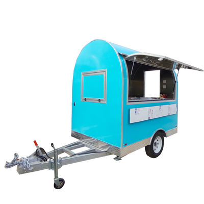 Commercial Mobile Trailer For Espresso Coffee Machine Food Truck Sushi Hot Dog Pizza Food Cart