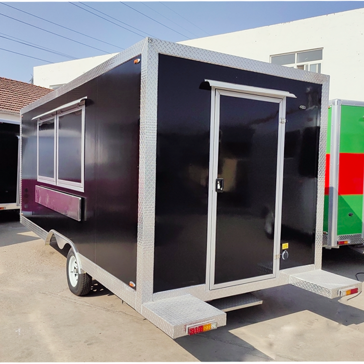 Factory Price Catering Concession Trailer Hotdog Ice Cream Cart Fast Food Cart Mobile Kitchen Food Truck Trailer