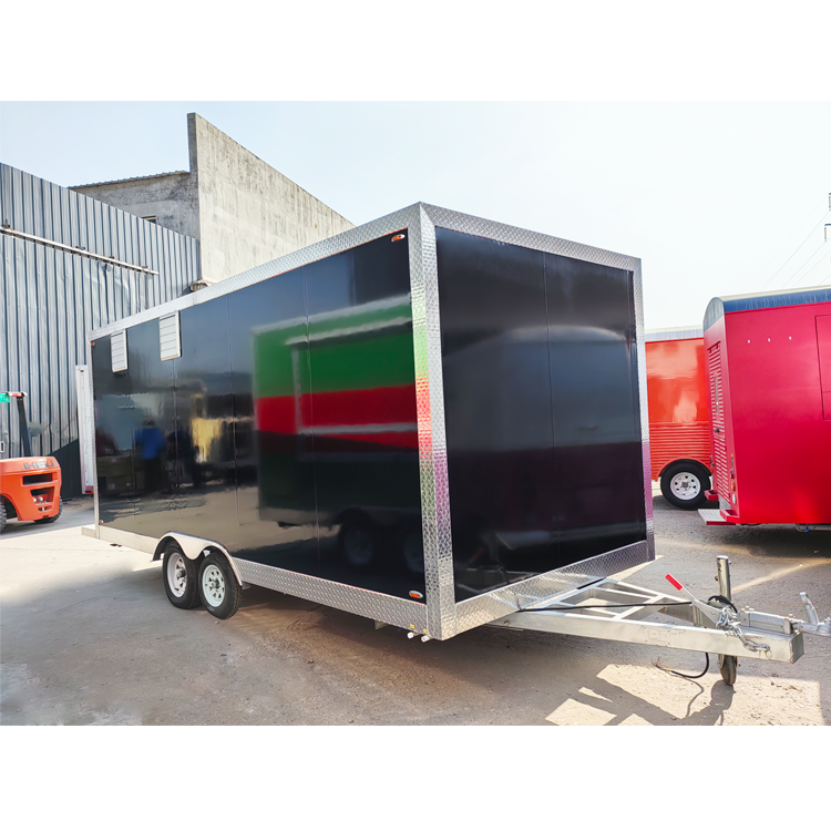 Factory Price Catering Concession Trailer Hotdog Ice Cream Cart Fast Food Cart Mobile Kitchen Food Truck Trailer