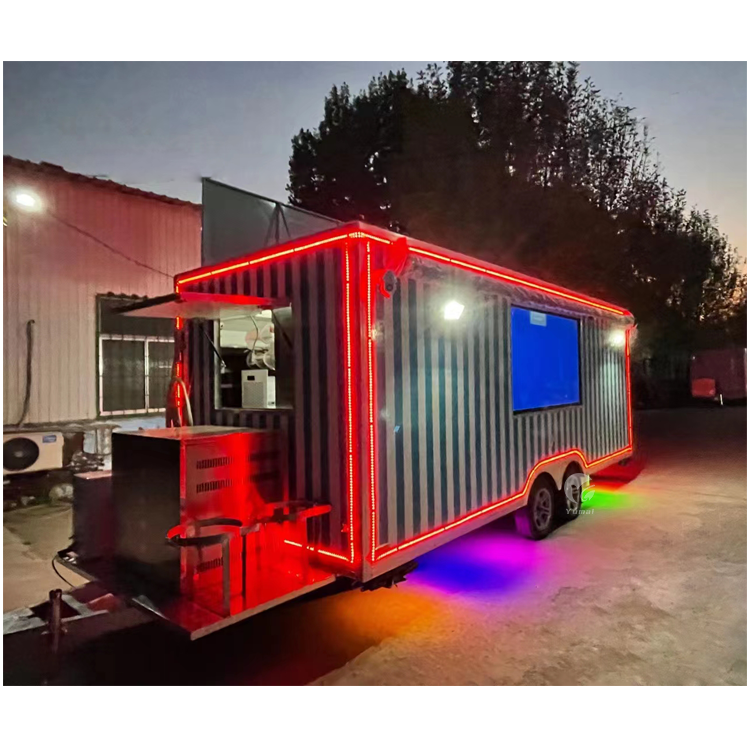 Food Truck Juice Coffee Kiosk Pizza Shop Kitchen Trailer Ice Cream Bike Hot Dog Mobile Food Italian Food Cart With Full Kitchen