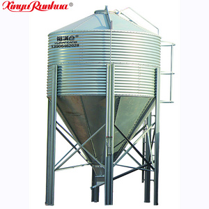 Yumancang High Quality Silo Hot Galvanized Steel Chicken Feed Silo For Poultry Farm and coffee bin