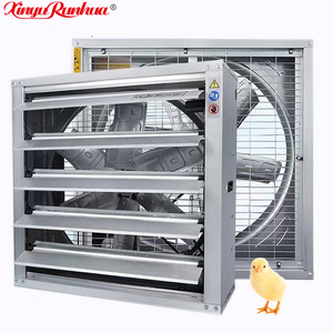 All Sizes Wall Mount Box Type Industrial Air Extractor Poultry Greenhouse Galvanized Exhaust Fan