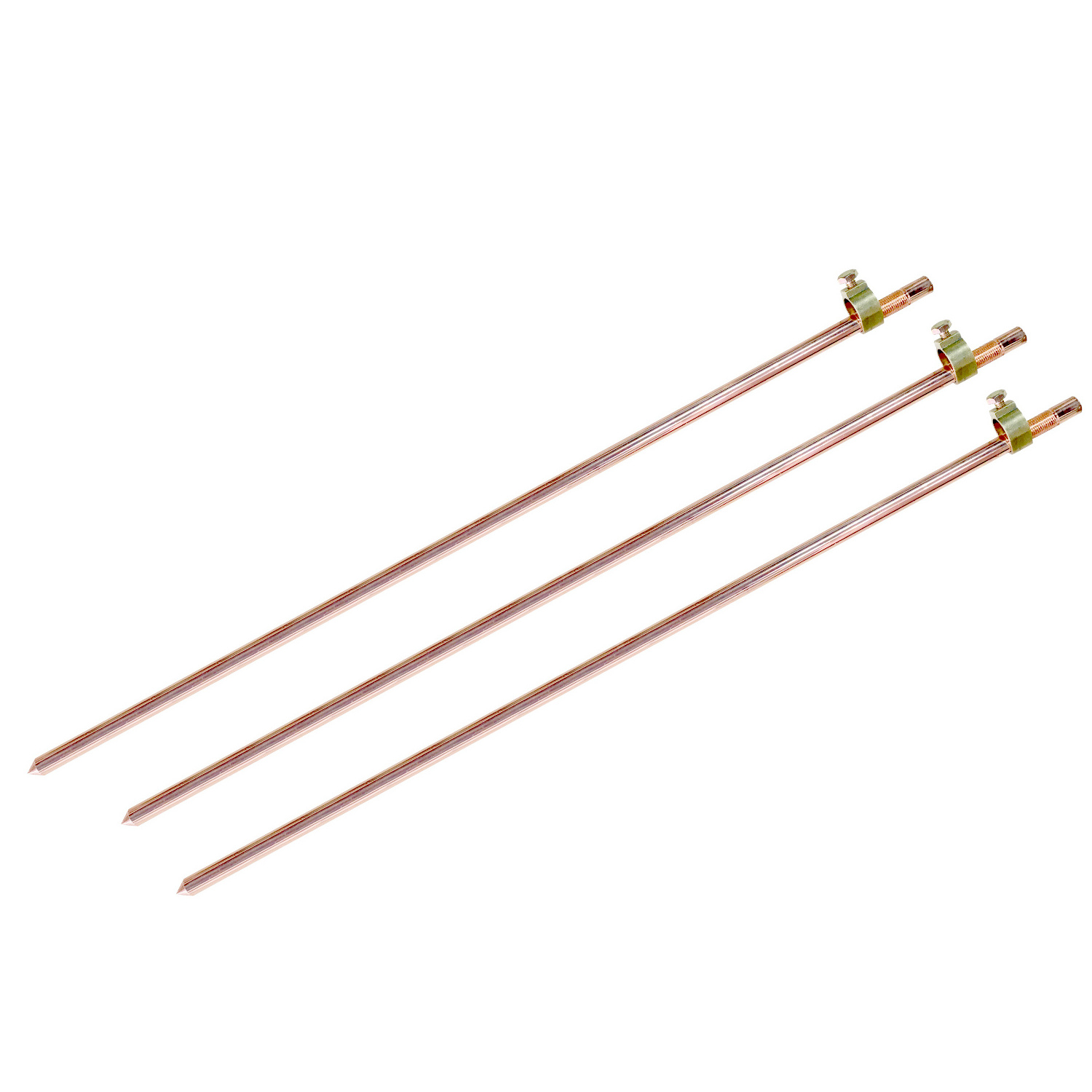 WZUMER Grounding Device Copper Bonded Ground Rod Earth Rod