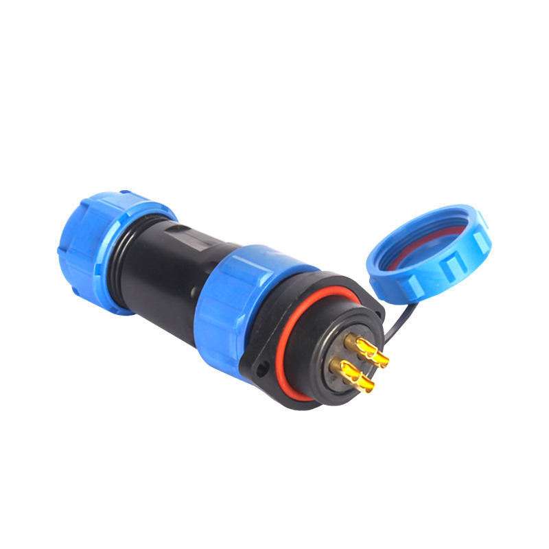 WZUMER Led 2-14 Pins Butt Joint Connector IP68 Plug SP13 SP17 SP21 SP Series Waterproof Connector