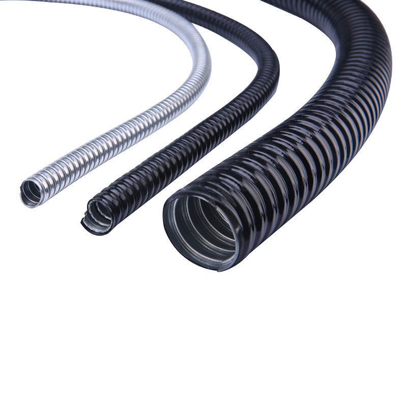 WZUMER Flexible Corrugated PVC Metal Conduit, PVC Flexible Corrugated Pre Wired Conduit