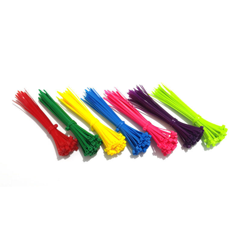 WZUMER 80~500mm Length 4*150mm Color Self-Locking Nylon Cable Ties Strap self locking Zip Ties Plastic Cable Custom Zip Ties