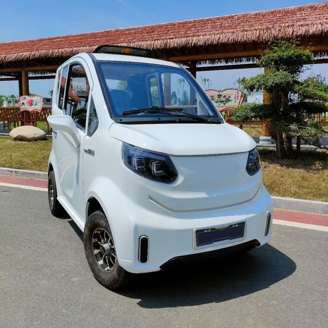 Hot sale mini Electric vehicle 100% electricity powered vehicle 4 seats electric car for teenagers made in china