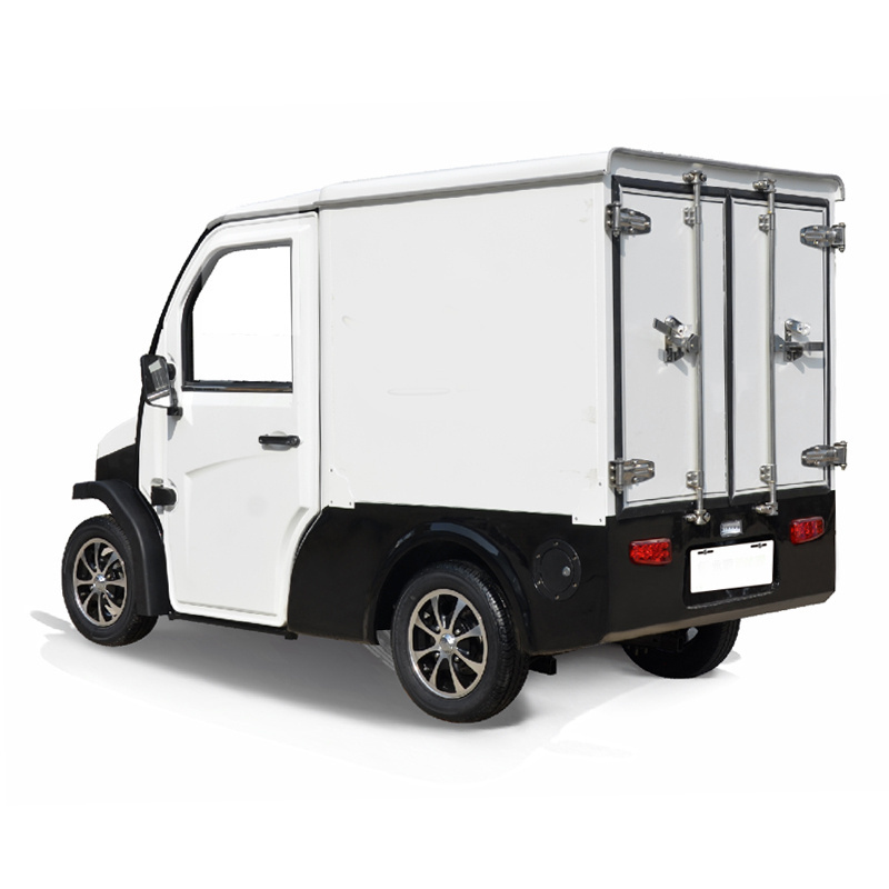 2021 Express Delivery Cargo vehicle with Closed Cabin Box / 4 Wheel Van Truck