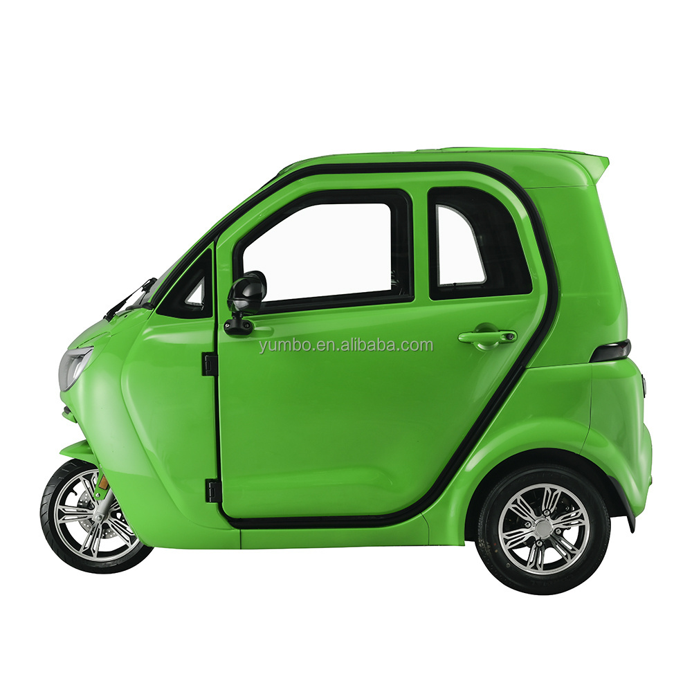 2024 Newest EEC Electric Cabin Scooter for 2 Passengers Mini 3 Wheel Electric Mobility Car Enclosed Electric Tricycle Scooter