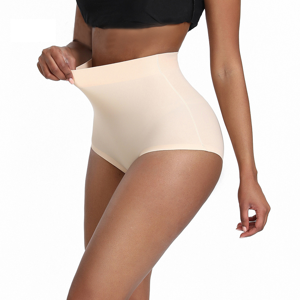 Womens Body Shaper Hip Abdomen Tummy Control Panties super High Waist Corset Shapewear Dark beige