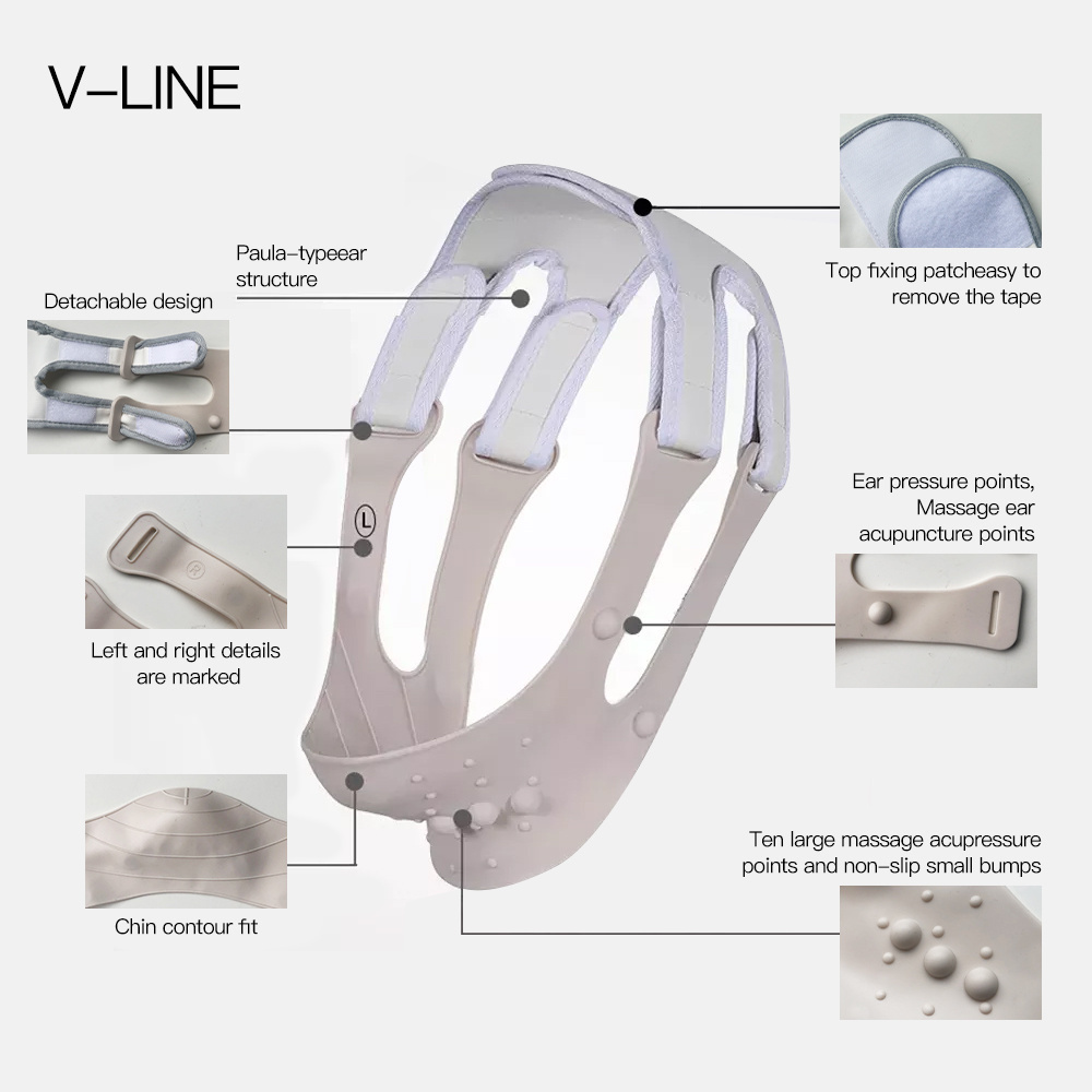 Face Slimming Bandage V Line Face Shaper Women Chin Cheek Lift Up Belt Facial Anti Wrinkle Strap Face Slimming Mask