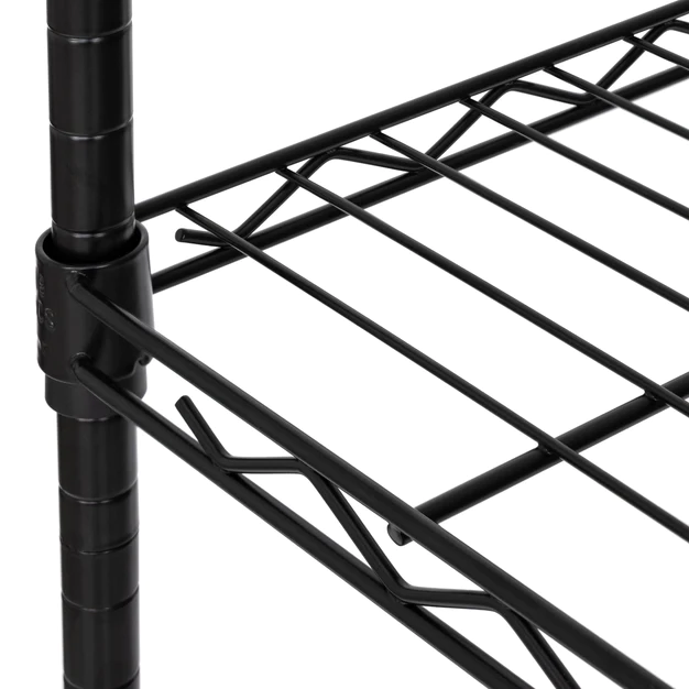 5-Tier Black Wire Shelving Unit 30