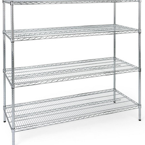 72" x 24" x 72" High Quality 4 Tiers Garage Heavy Duty Metal Shelving Unit Wire Shelf  Rack