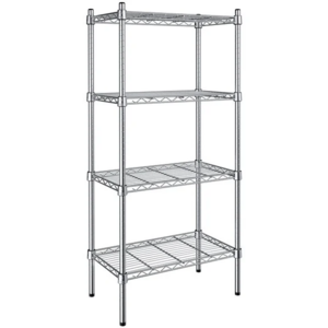 48"W x 18"D x 72"H China Shelving Supplier Easy Install 4 Tiers Light Duty Metal Kitchen Bakers Rack Shelf Unit