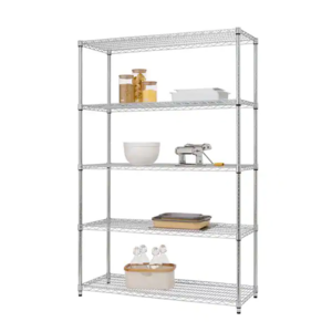 48" x 18" x 60" Commercial Industrial 5 Tier Layer Shelf Metal Steel Adjustable Wire Shelf Rack