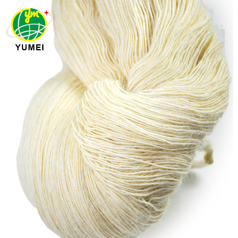 Wholesale 100% New Zealand Wool Undyed Yarn Fancy Crocheted Wool Yarn Knitting Wool Yarn