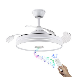 Ventilador De Techo Con Luz Bedroom Fan Remote Control Ceiling Fans With Light Fixture Simple Led Ceiling Fan Lamp