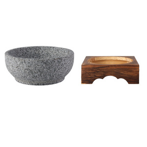 Wholesale Granite Stone Bowl Korean Rice Bowl Hot Stone Bowl For Dolsot Bibimbap