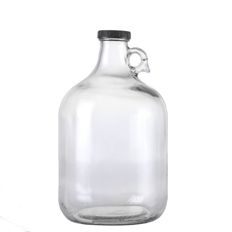 1L  2L  3L  5L 1 gallon clear california wine glass bottle home brewing red wine grape wine bottle with screw cap