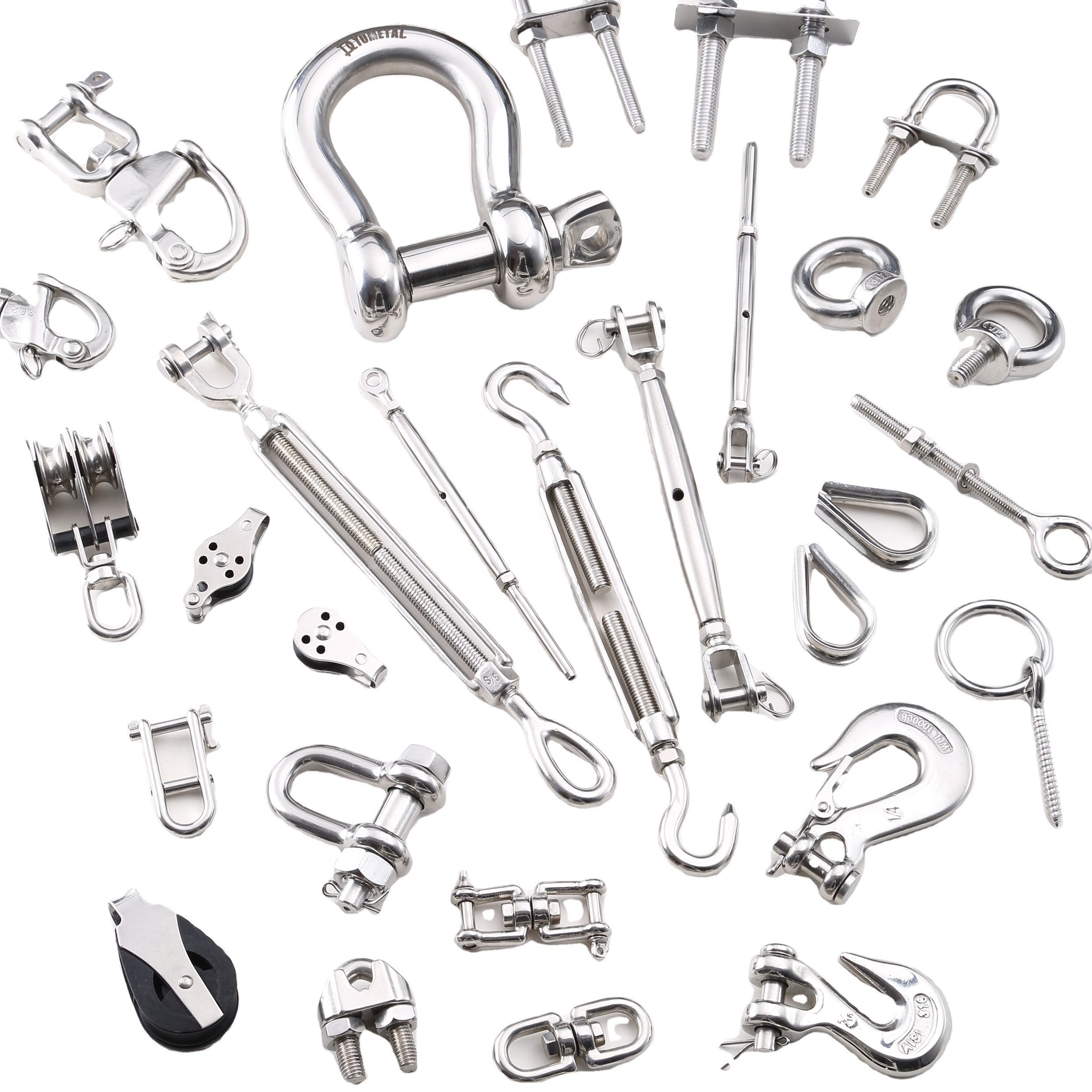 YM STAINLESS STEEL 304/316 RIGGING HARDWARE