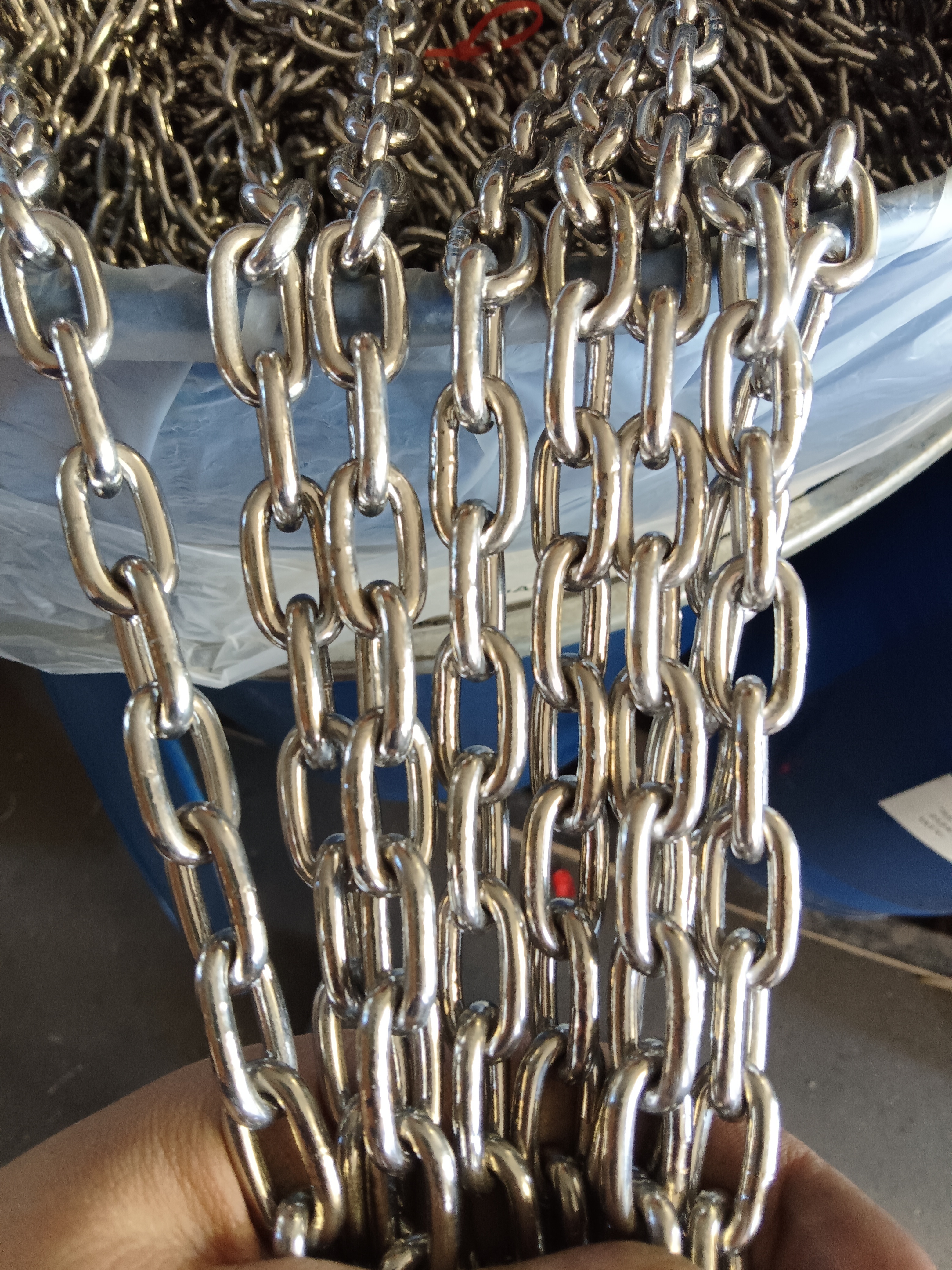 STAINLESS STEEL 304 OR 316 DIN766 SHORT LINK CHAIN  FOR MARINE