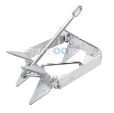 L boat folding box slide anchor innovative fold and hold box yacht anchor for all water beds