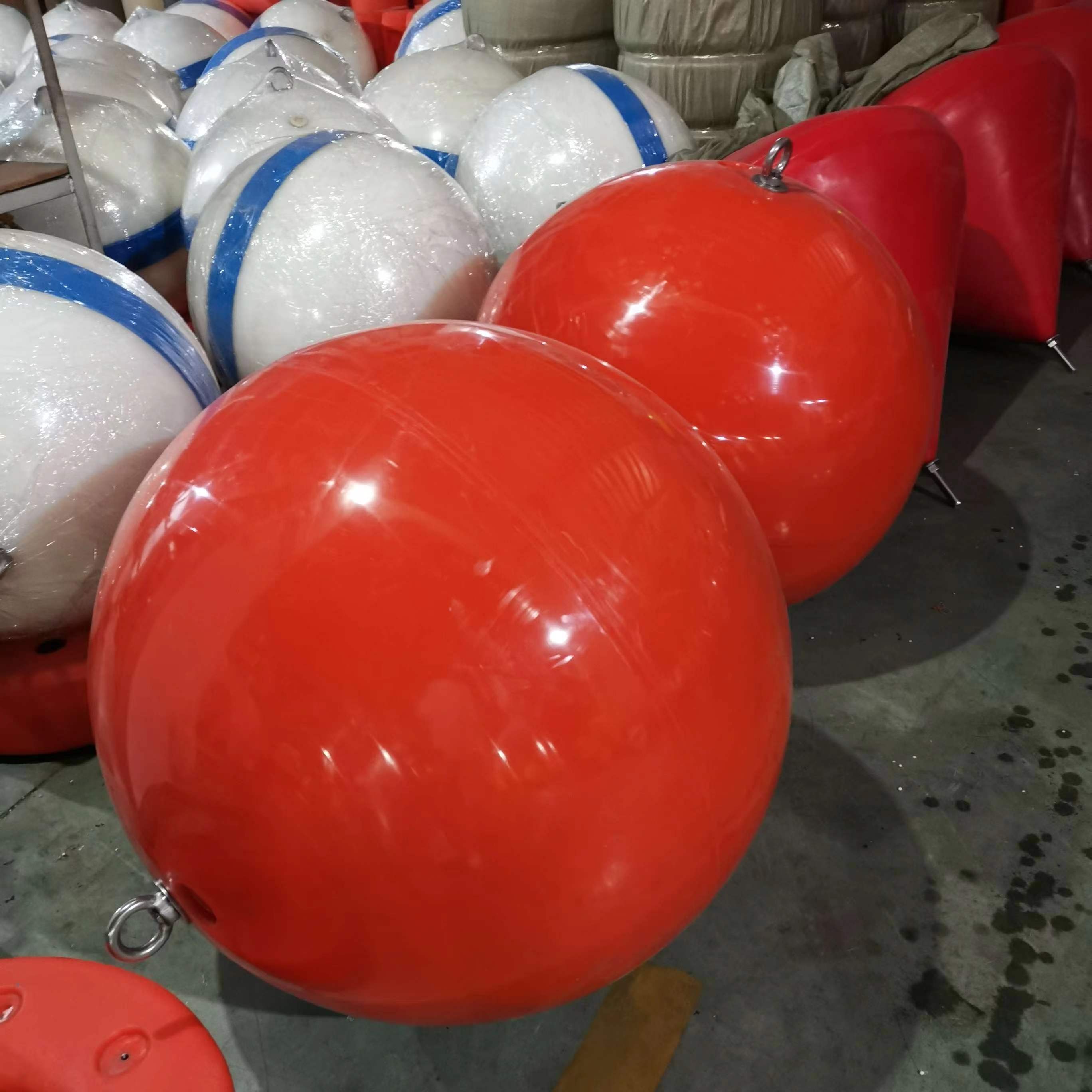 Hot Sale Buoy Fender Mooring Buoys Fishing Plastic Foam Filled Floating Marine Buoy Marine hardware