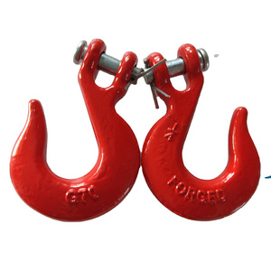 CLEVIS GRAB HOOK - RED PAINTED, A-331