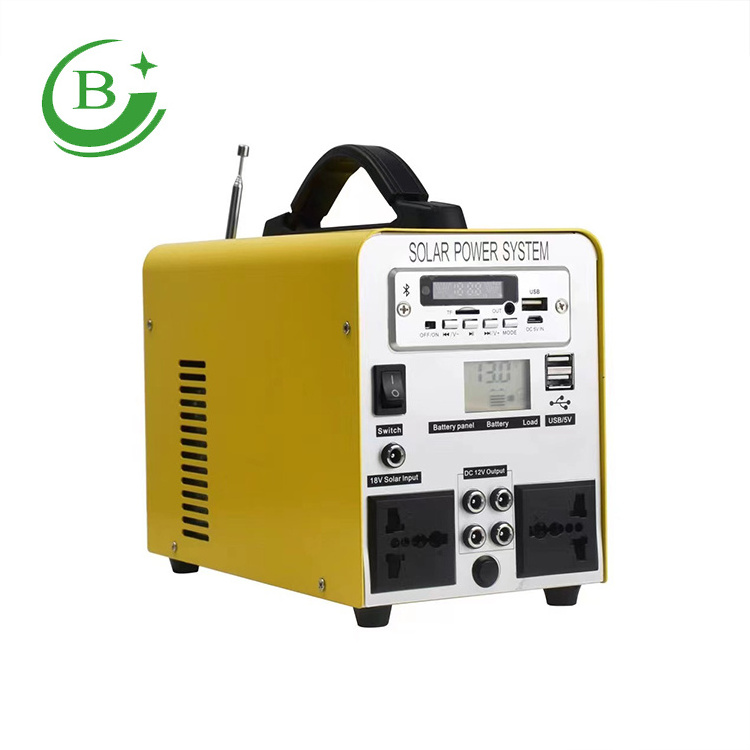 Photovoltaic energy storage backup power supply lead acid battery 144Wh off grid solar power system