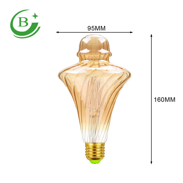 S14-2W vintage edison light bulb 2w 4w 6w antique incandescent filament lamp A19 ST64 ST58 G95 G125 T45 C35 T30 T45