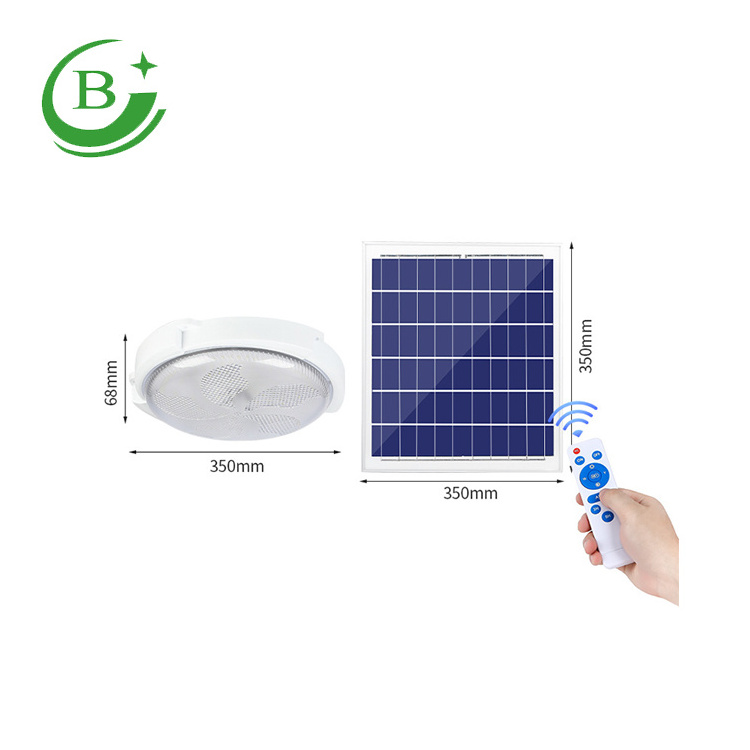 hot sale outdoor IP65 solar lights ceiling smart with remote control