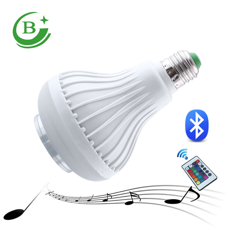 New product E27 Wireless Smart LED lamp Music Speaker light bulb