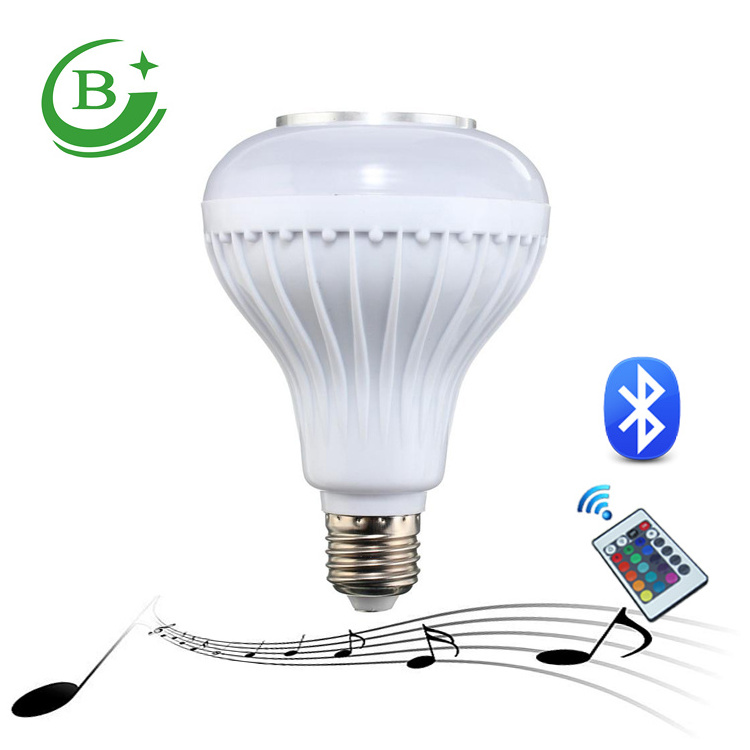 New product E27 Wireless Smart LED lamp Music Speaker light bulb