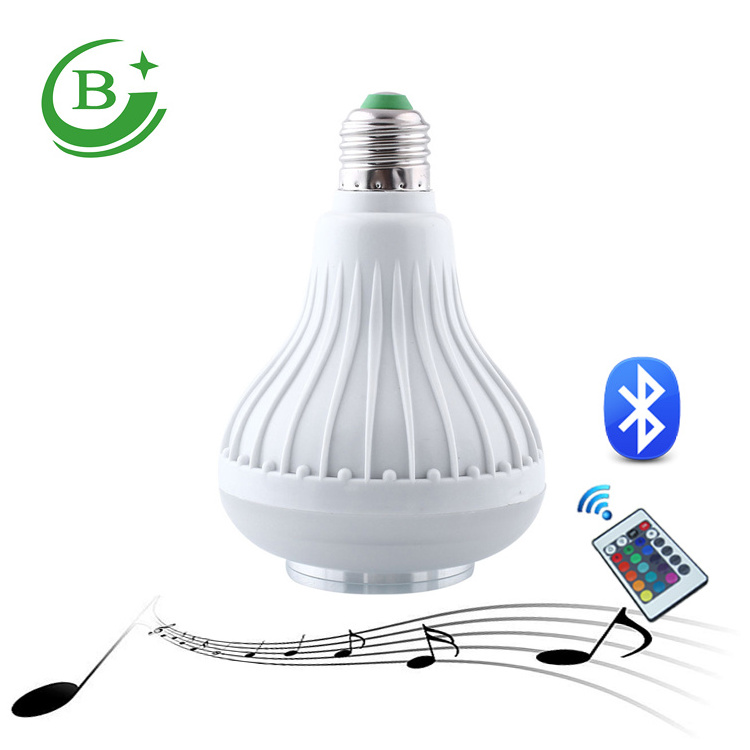 New product E27 Wireless Smart LED lamp Music Speaker light bulb