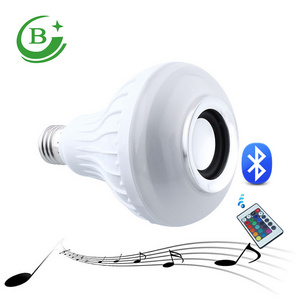 New product E27 Wireless Smart LED lamp Music Speaker light bulb