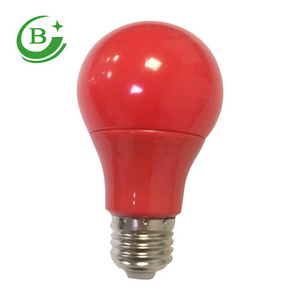 Christmas decoration light led bulb 5w 7w PC cover E27 Colorful rgb led bulb