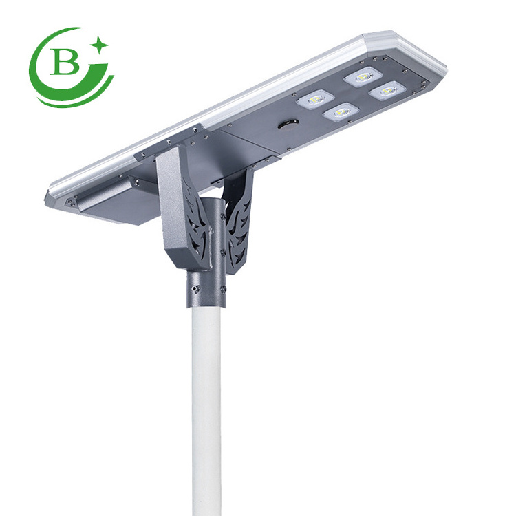 Good Quality Motion Sensor 80W Integrated battery powered all in one LED Solar Street Light