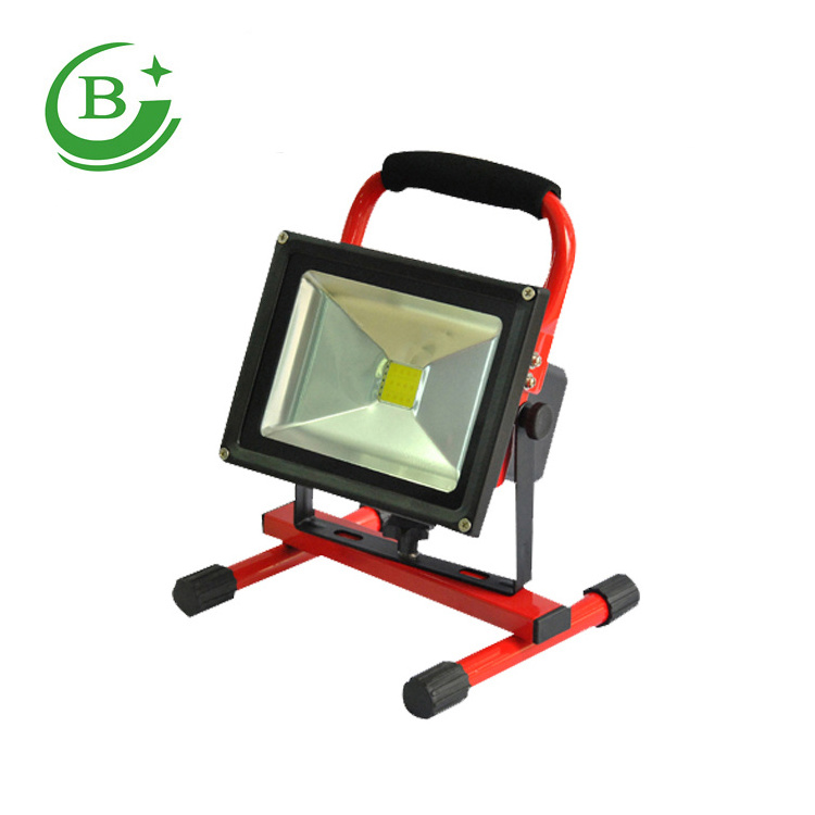 high power 400w cob led rechargeable Portable lamp IP65 Outdoor rechargeable LED flood light