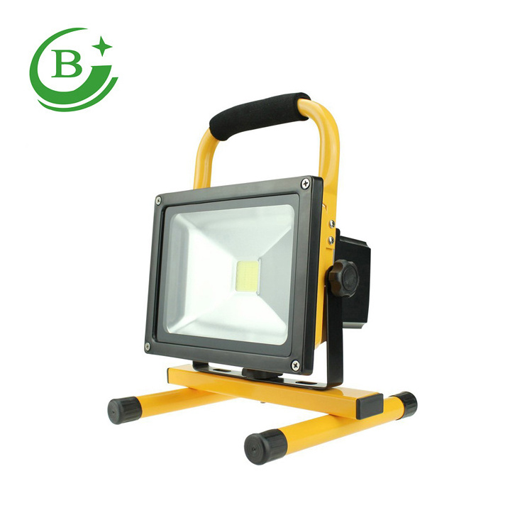 high power 400w cob led rechargeable Portable lamp IP65 Outdoor rechargeable LED flood light