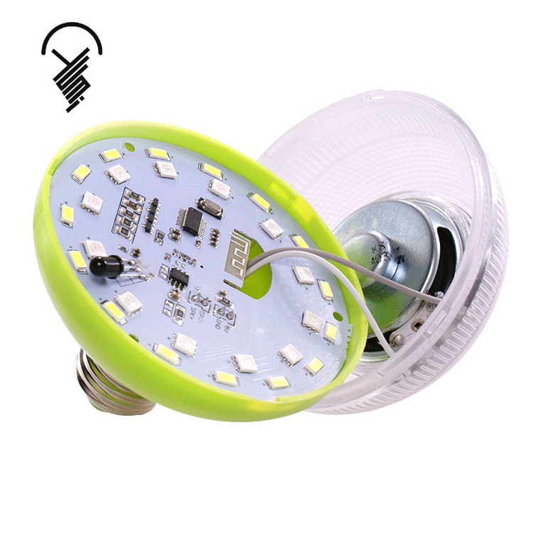 Hot selling CE ROHs color changing RGB control led music bulb 12W