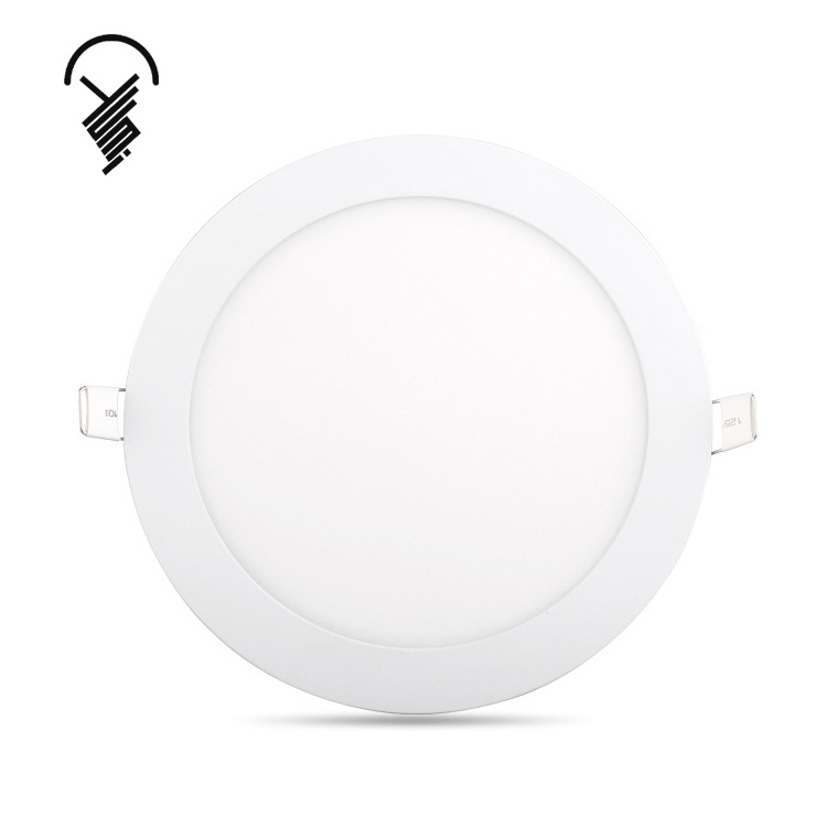 Recessed panel light ultra slim round wholesale 6W led panel light ceiling