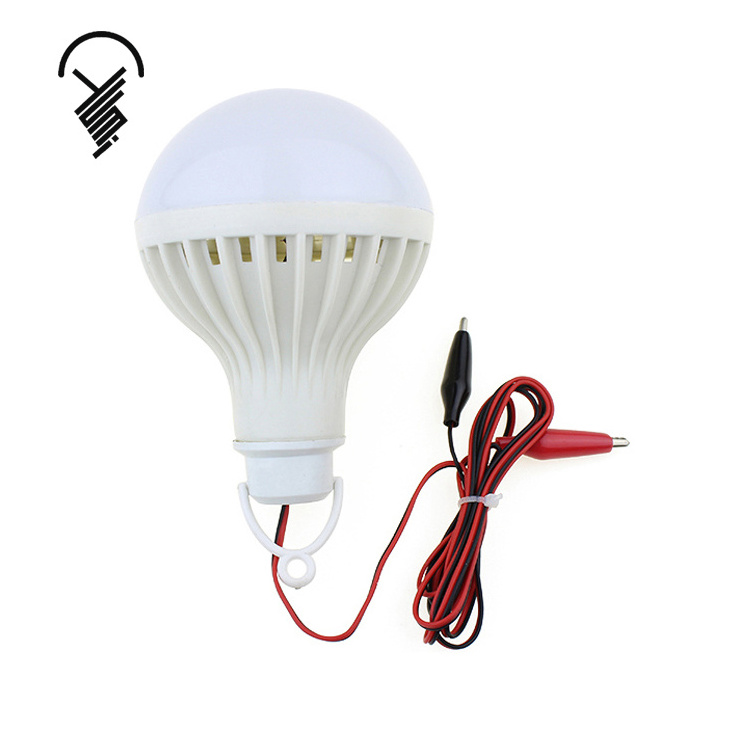 Factory price plastic 1m wire clip 12 volt 5 watt led bulb