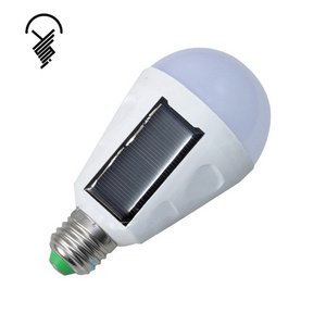 Best selling solar power light bulb 7w led rechargeable emergency light bulb