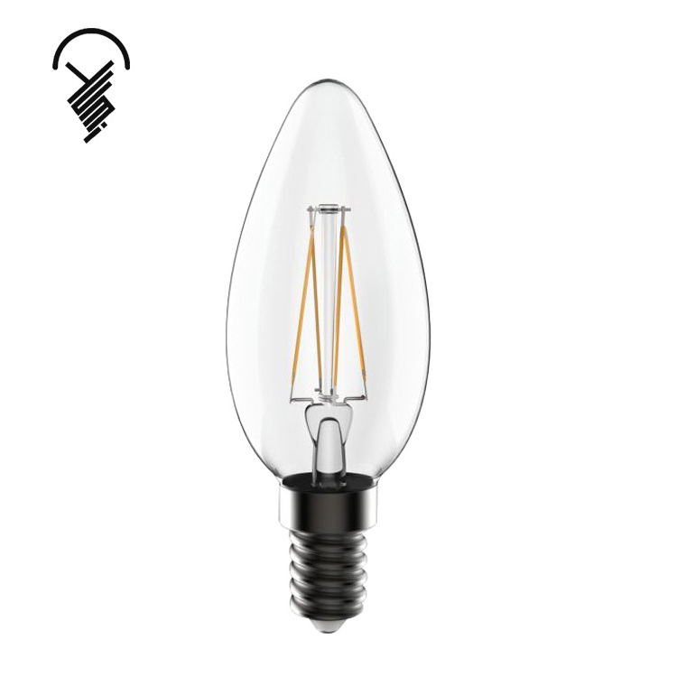 Hot sale decorative led light bulb C35 E14 led filament bulb 4W