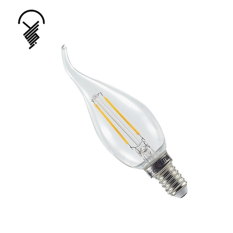 Hot sale decorative led light bulb C35 E14 led filament bulb 4W