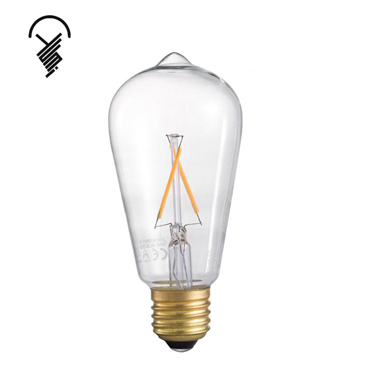 Hot sale decorative led light bulb C35 E14 led filament bulb 4W