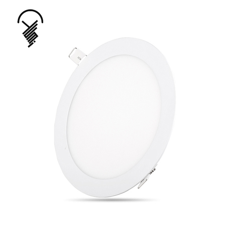 Recessed panel light ultra slim round wholesale 6W led panel light ceiling