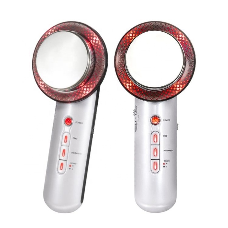 Home 3 in 1 Handheld EMS /RF/SONIC Breast Massage Machine Body Massager Weight Slimming Massager