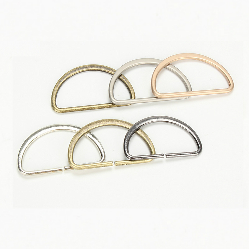 50mm Customized Size High Quality Custom Metal Buckle Brass Open D Ring